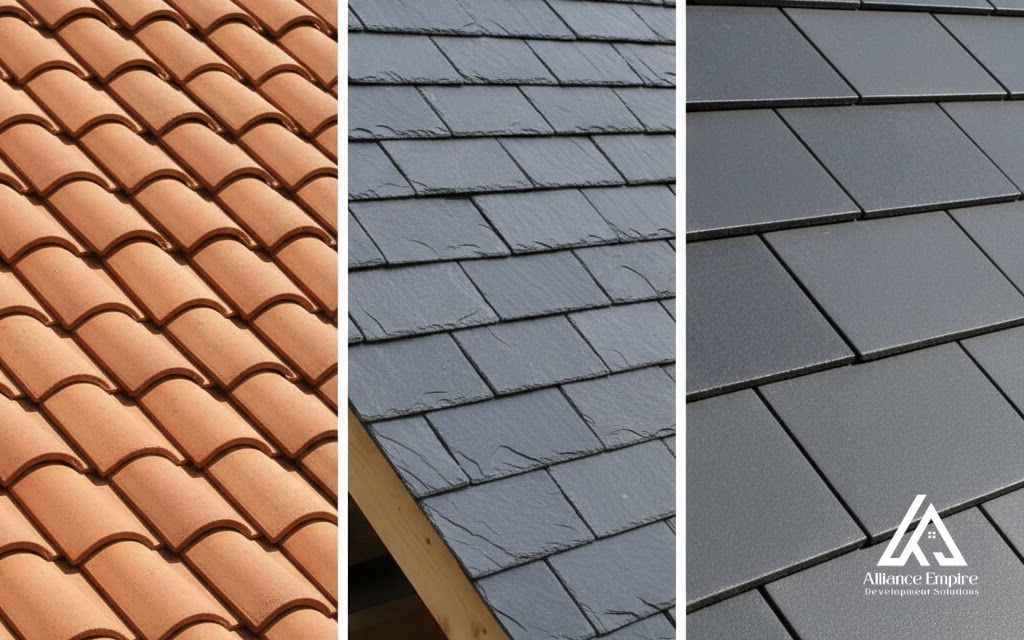 Tile, slate, and synthetic/composite roofs - 8 type of roofs