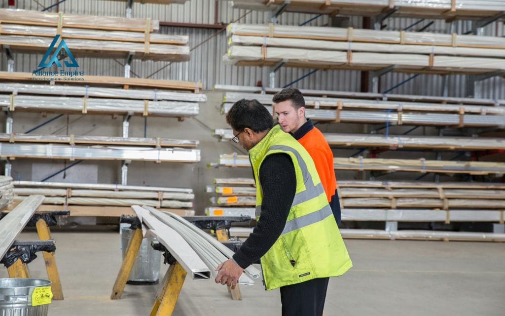 What is a mock-up in construction?