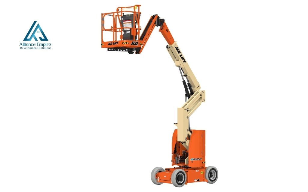 Building construction equipment names: Boom lift