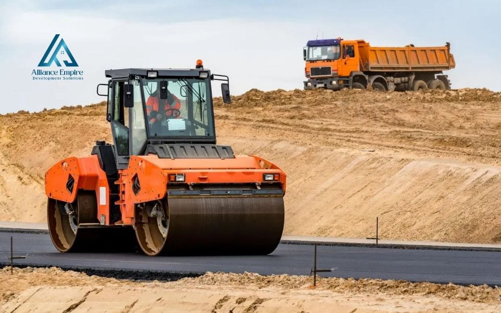 Building construction equipment names: Drum roller