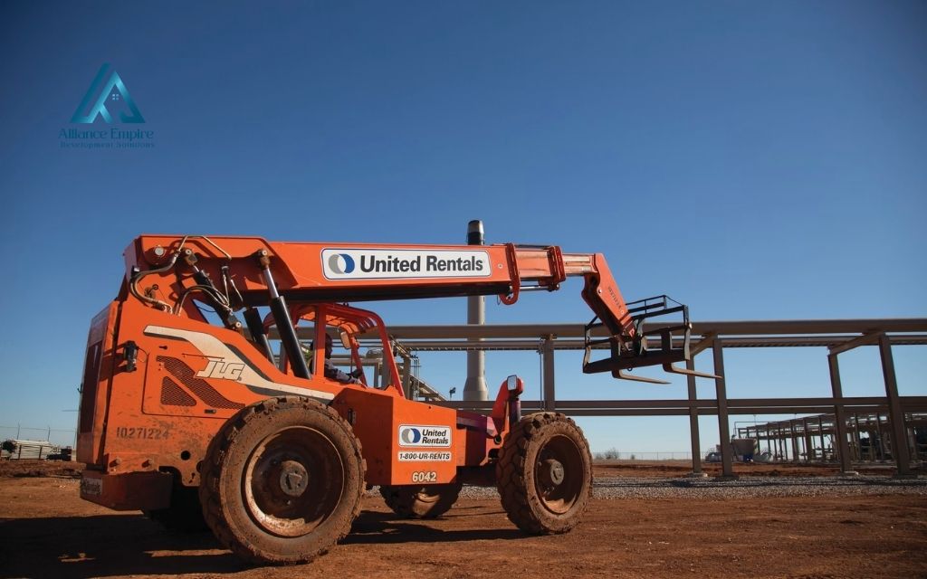 Building construction equipment names: Forklift