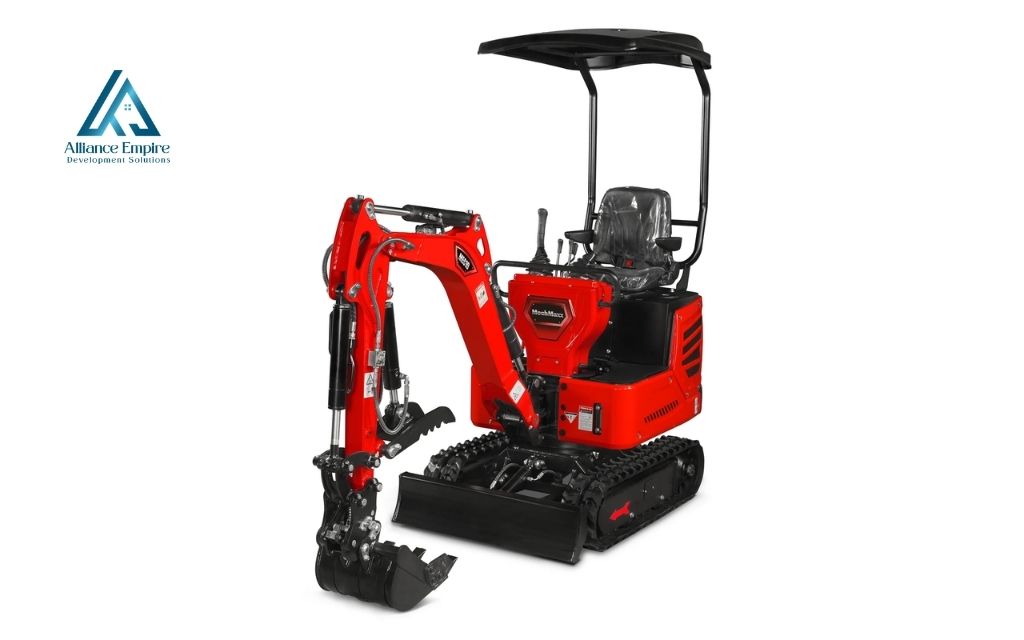 Building construction equipment names: Mini excavator