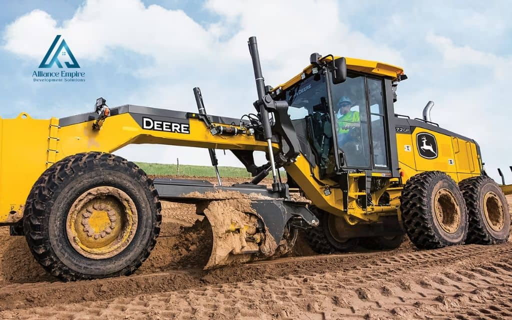 Building construction equipment names: Motor grader
