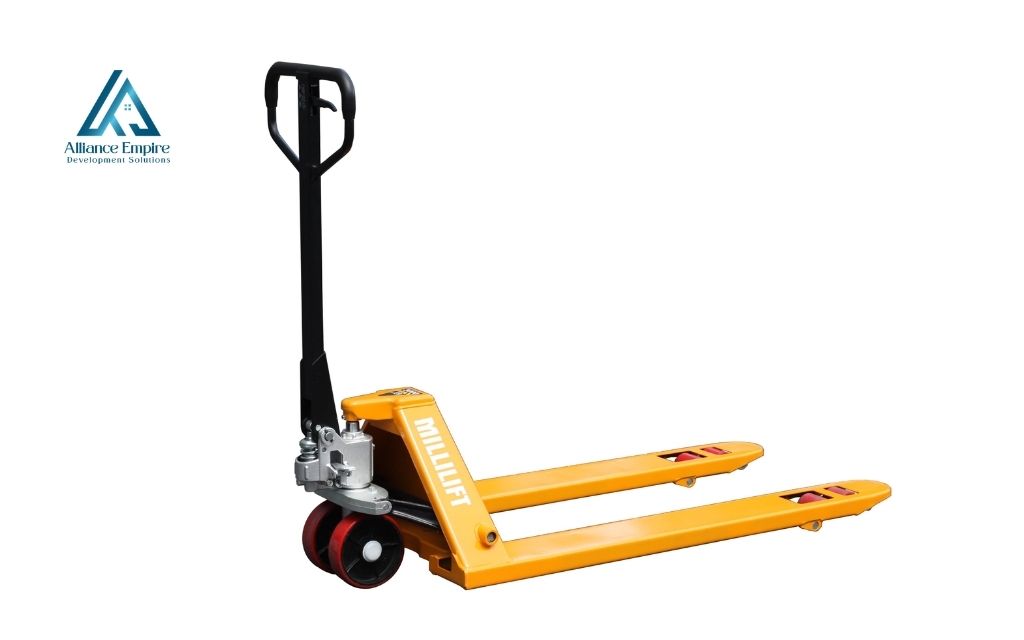 Building construction equipment names: Pallet jack