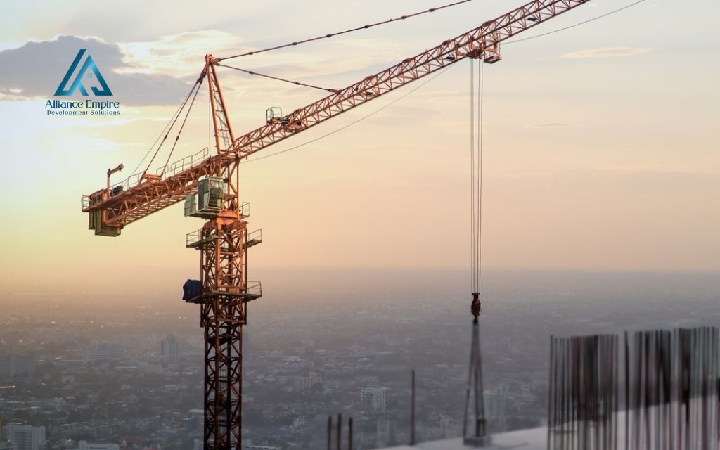 Building construction equipment names: Tower crane