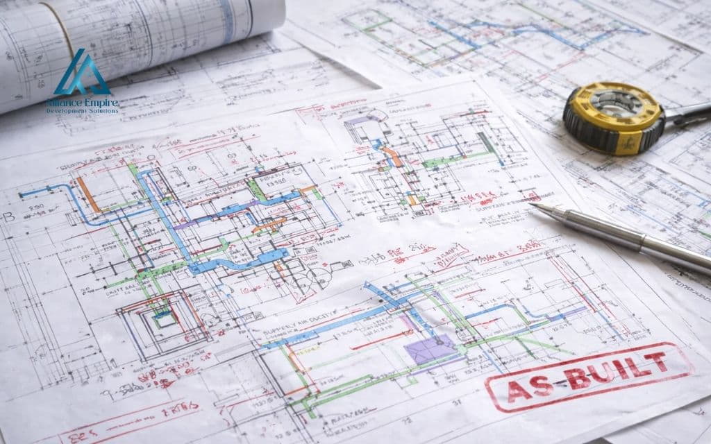 What are as-built drawings?
