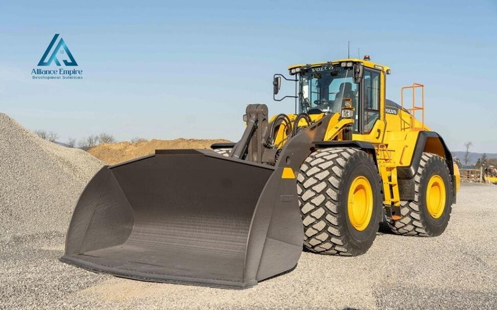 Building construction equipment names: Wheel loader