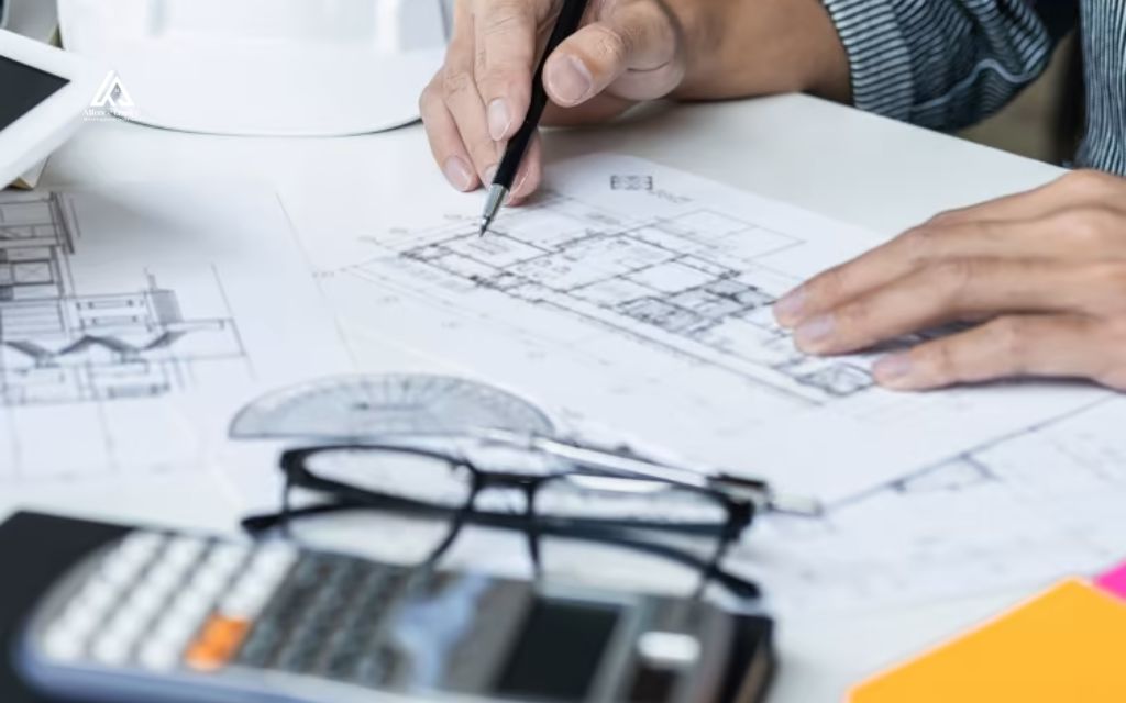 Who handles a construction feasibility study?